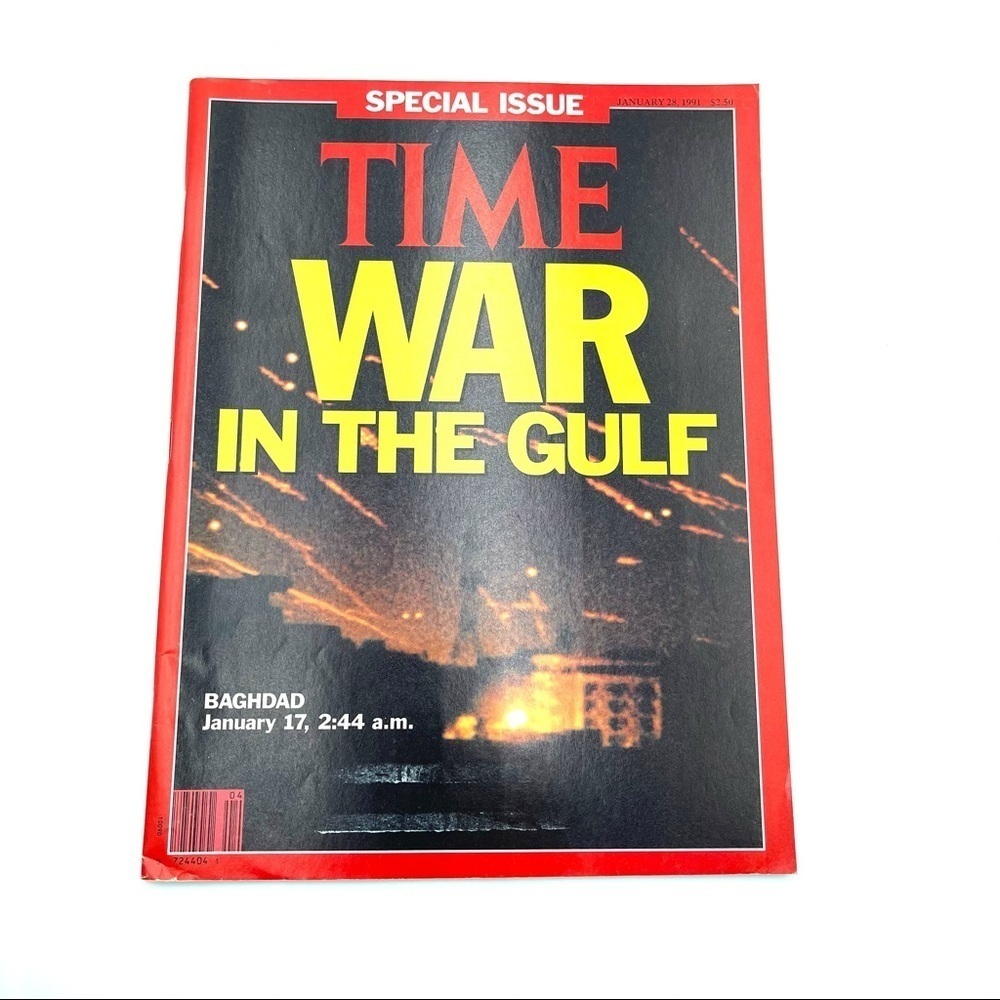 Time Magazine War In The Gulf 1991 Issue